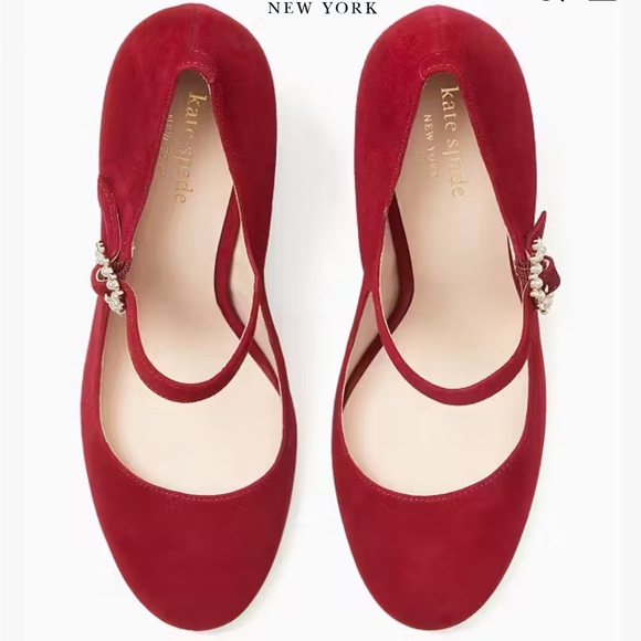 Mara Seude Mary Jane Pumps in Red Wine - Picture 3 of 15